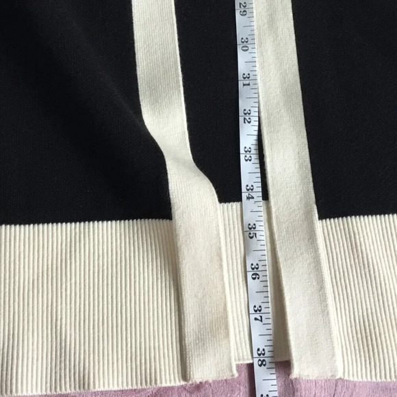 Philosophy Chic Padded Shoulder Novelty  Button Pocket Cardigan SZ L - Picture 11 of 11